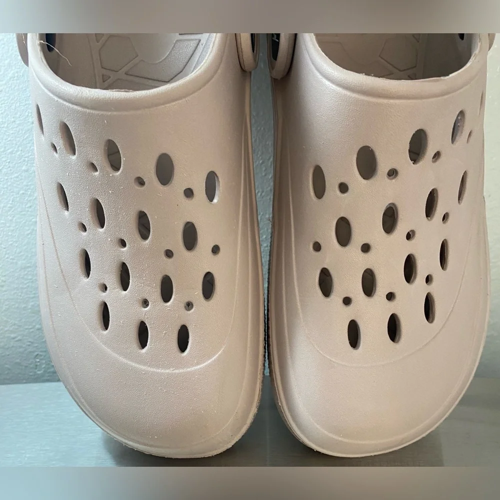 Womens.. Beige Slip-On Clogs